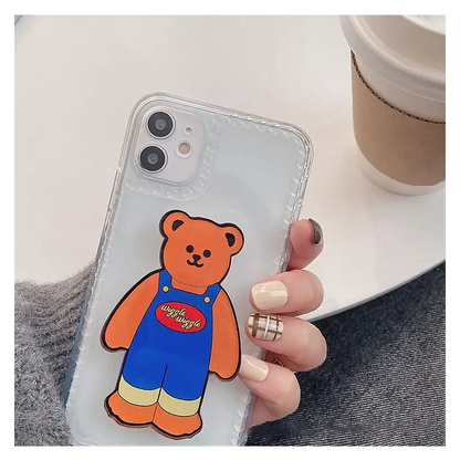 Bear Transparent Phone Case - iPhone 12 Pro Max / 12 Pro / 
