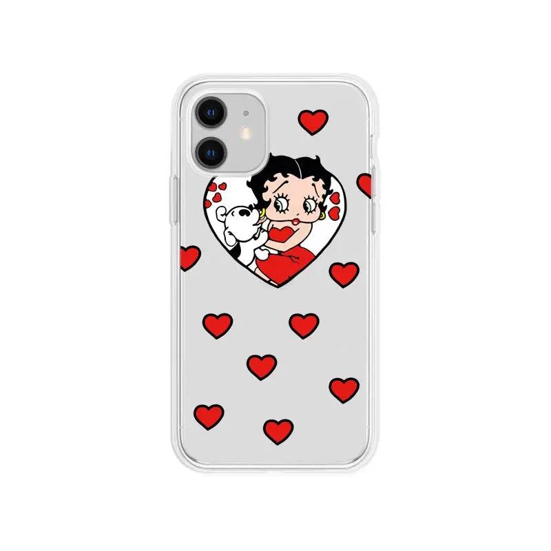 Beauty Girl Sweet Hearts iPhone Case BP158 - iphone case