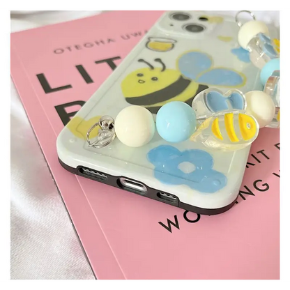 Bee Chain Phone Case - iPhone 13 Pro Max / 13 Pro / 13 / 13 