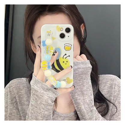 Bee Chain Phone Case - iPhone 13 Pro Max / 13 Pro / 13 / 13 