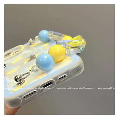 Bee Chain Transparent Phone Case - iPhone 13 / 13 Pro / 13 