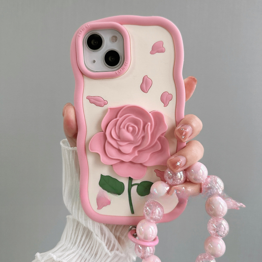 Stereo Pink Roses Phone Case - IPhone14promax/New 13Promax /14Pro - Kimi