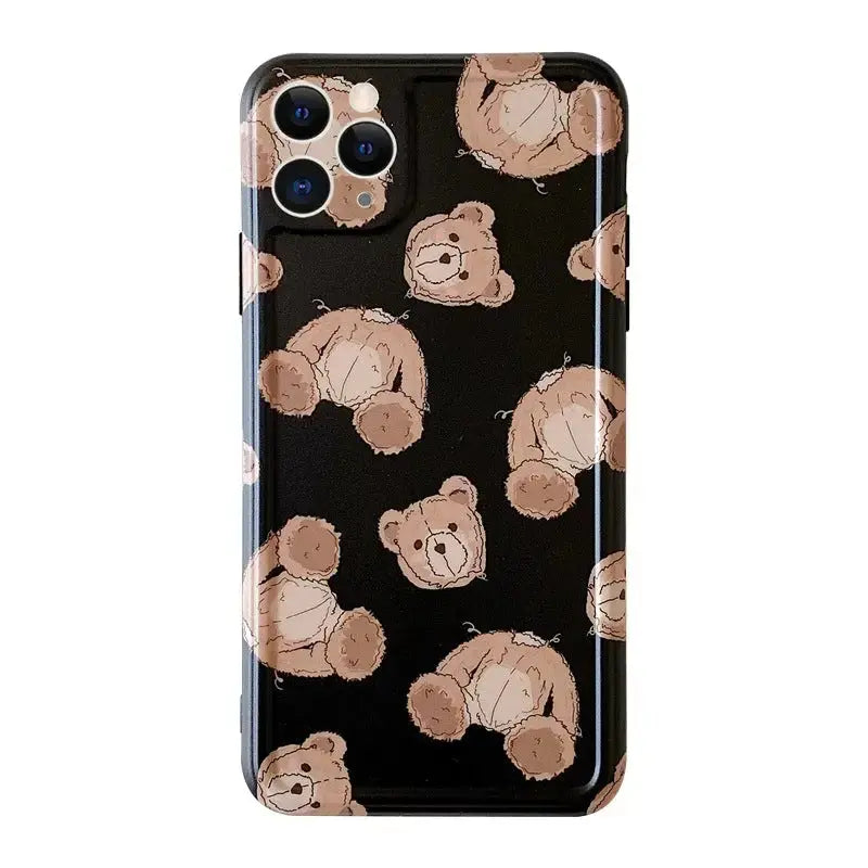 Black Bears Printing iPhone Case BP086 - iphone case
