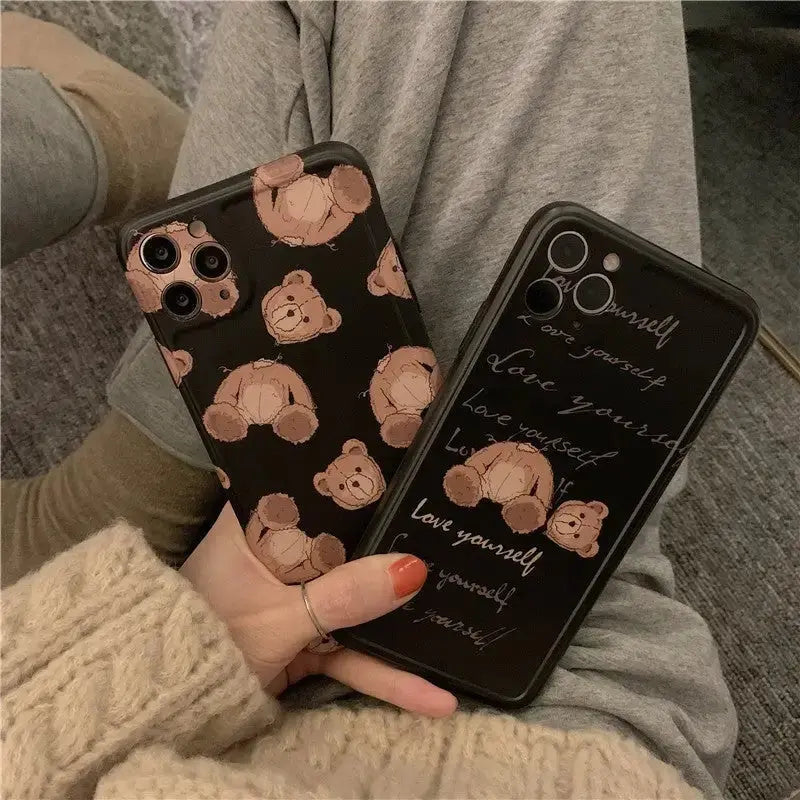 Black Bears Printing iPhone Case BP086 - iphone case
