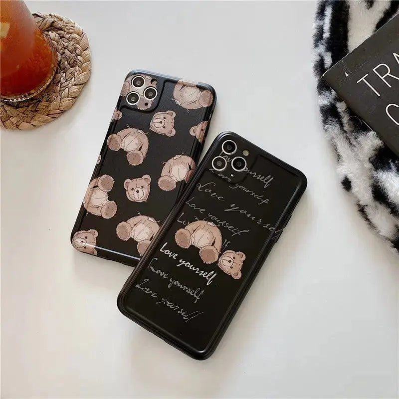 Black Bears Printing iPhone Case BP086 - iphone case