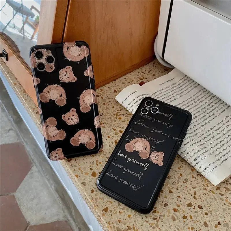 Black Bears Printing iPhone Case BP086 - iphone case