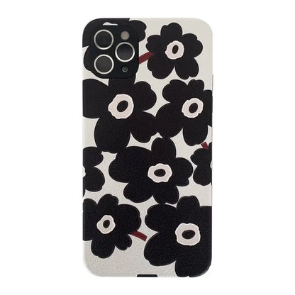Black Flowers iPhone Case BP189 - iphone case