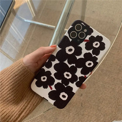Black Flowers iPhone Case BP189 - iphone case