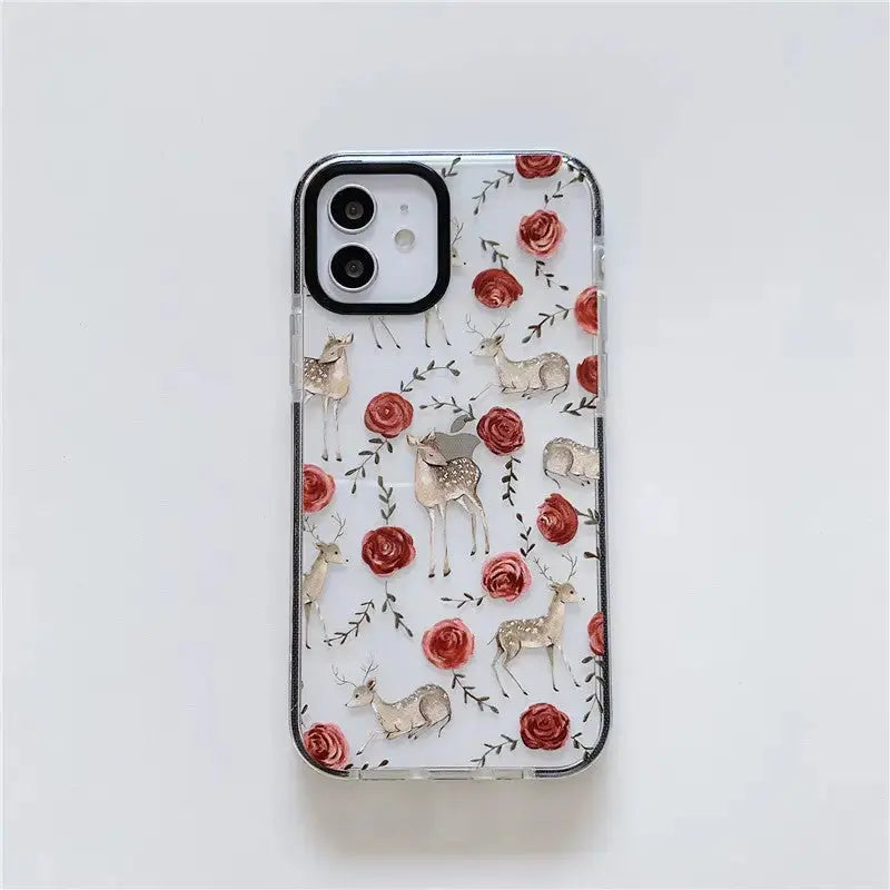 Black Swan Girl/Rose Deer iPhone Case BP129 - iphone case