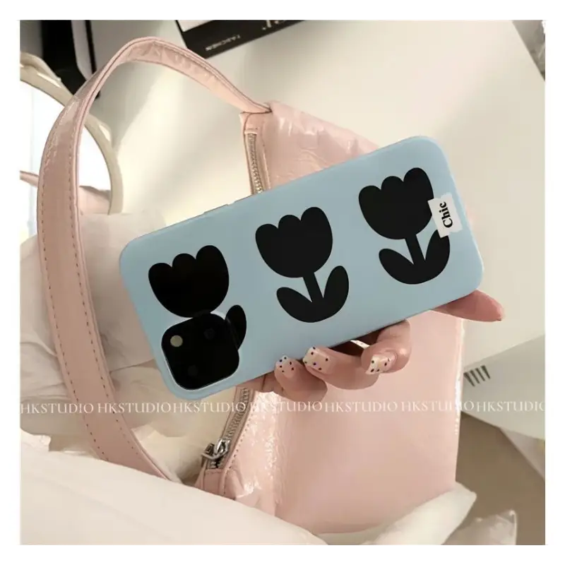 Black Tulip Flower Mobile Phone Case - Iphone X / XS / XS 