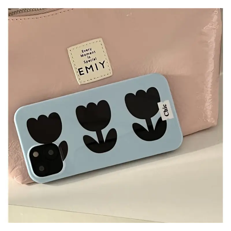 Black Tulip Flower Mobile Phone Case - Iphone X / XS / XS 