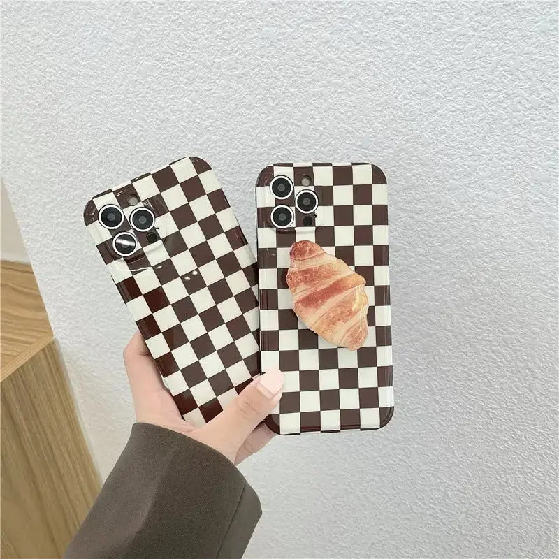 Black White with Bread Pop Socket BS001