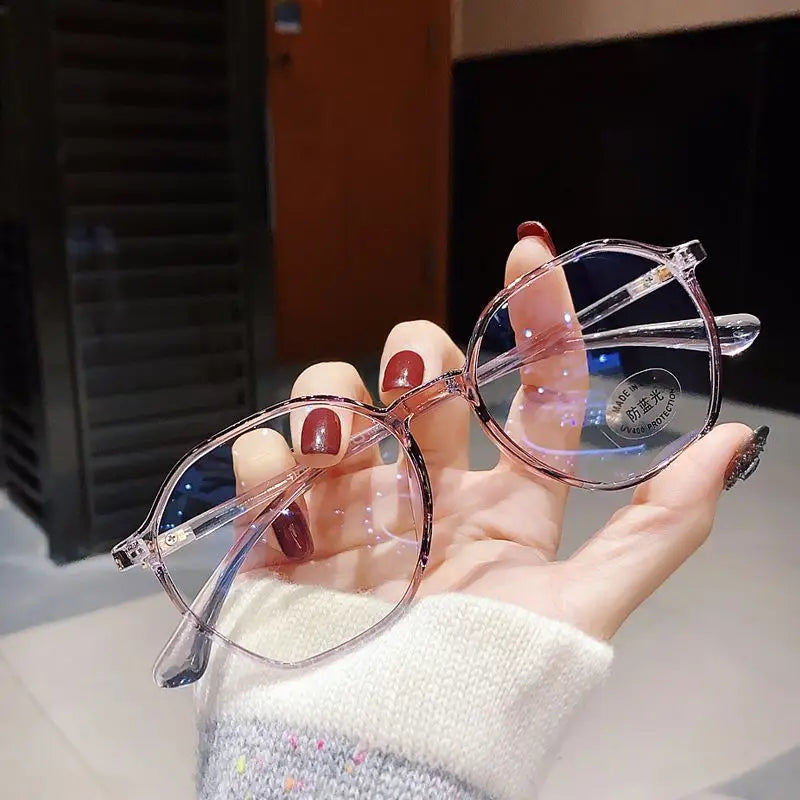 Blue Light-Blocking Round Glasses CG54 - Eyewear