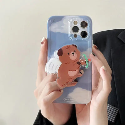 Blue Sky Angel Bear iPhone Case BP328 - iphone case