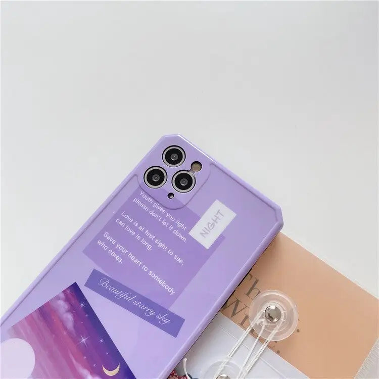 Blue/Purple Beautiful Sky iPhone Case BP047 - iphone case