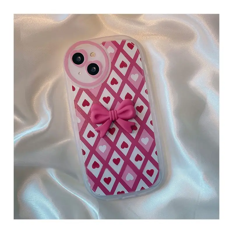 Argyle Bow Phone Case - iPhone 13 Pro Max / 13 Pro – Wonderland Case