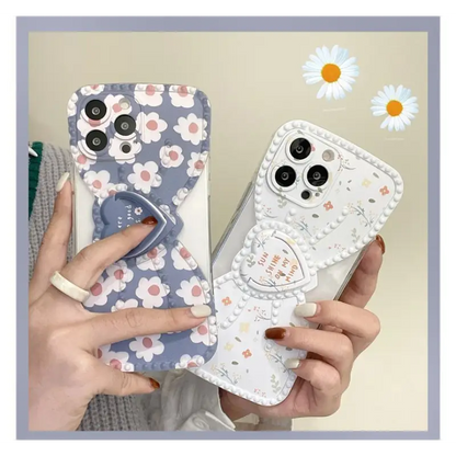 Bow Flower Stand Phone Case - iPhone 13 Pro Max / 13 Pro / 