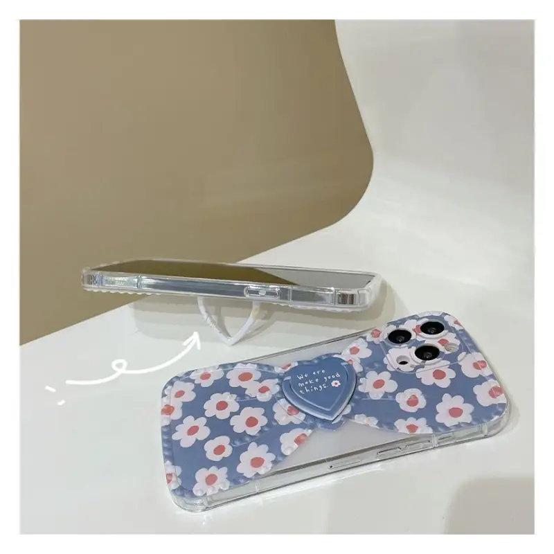 Bow Flower Stand Phone Case - iPhone 13 Pro Max / 13 Pro / 