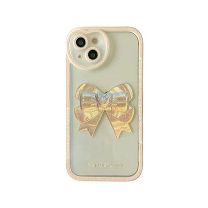 Bow Transparent Phone Case - iPhone 13 / 13 Pro / 13 Pro Max