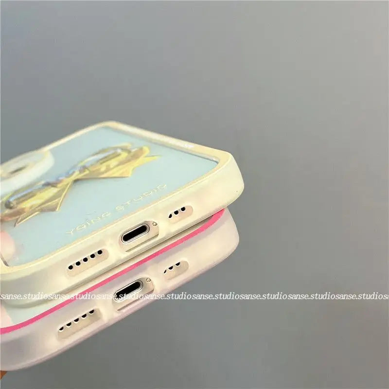 Bow Transparent Phone Case - iPhone 13 / 13 Pro / 13 Pro Max