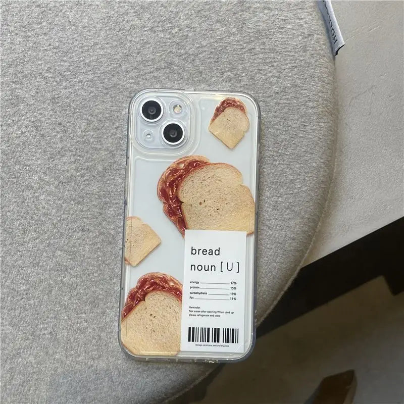 Bread Transparent Phone Case - iPhone 13 Pro Max / 13 Pro / 