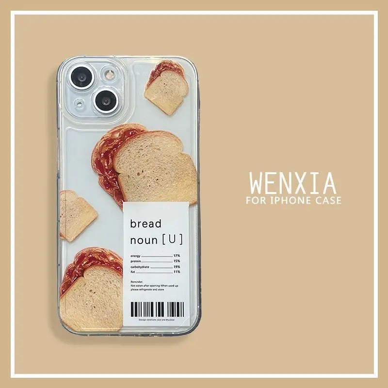 Bread Transparent Phone Case - iPhone 13 Pro Max / 13 Pro / 