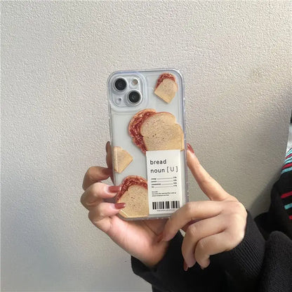 Bread Transparent Phone Case - iPhone 13 Pro Max / 13 Pro / 