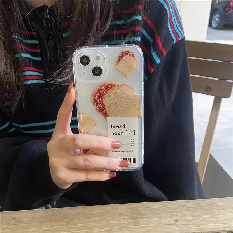 Bread Transparent Phone Case - iPhone 13 Pro Max / 13 Pro / 