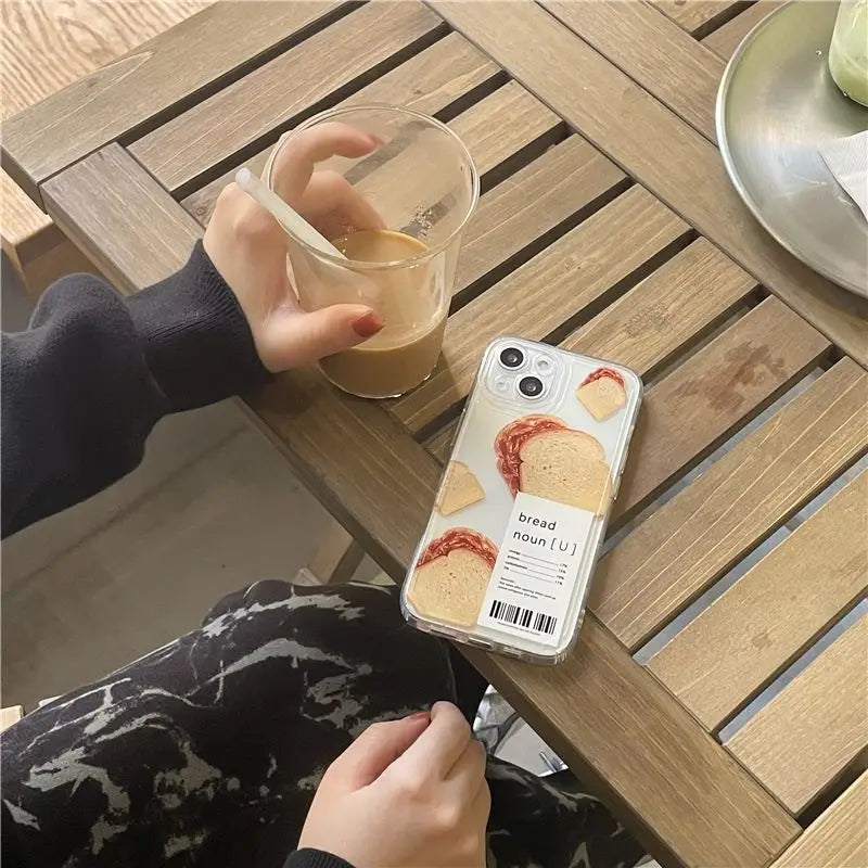 Bread Transparent Phone Case - iPhone 13 Pro Max / 13 Pro / 