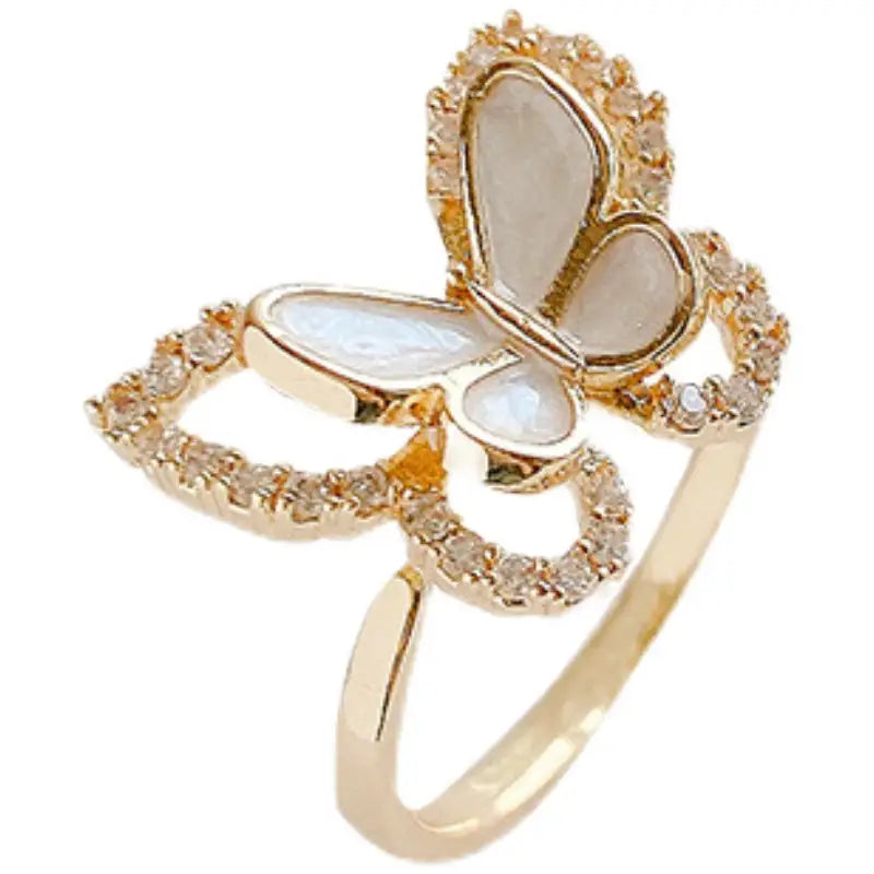 Brooke Butterfly Ring LIN09 - Gold(no box)