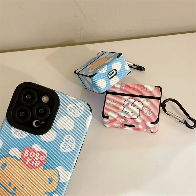 Bubble Bear AirPods Earphone Case Skin-3