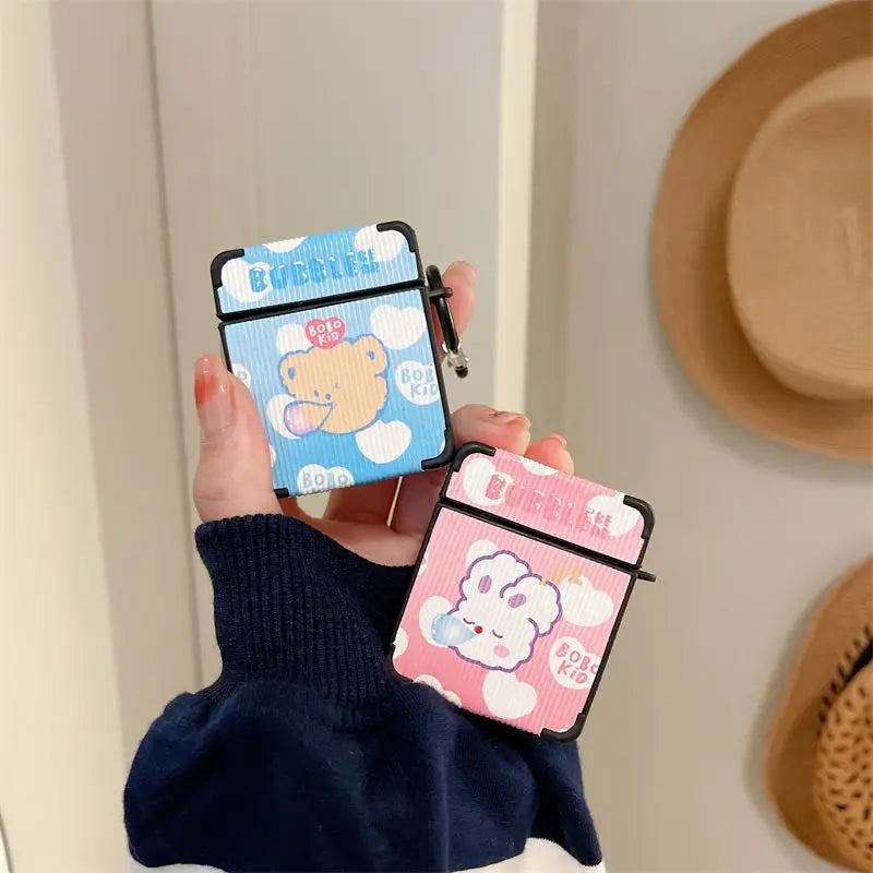 Bubble Bear AirPods Earphone Case Skin-2