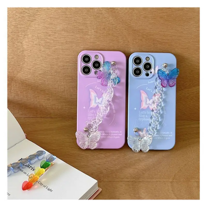 Butterfly Chain Phone Case - iPhone 13 Pro Max / 13 Pro / 13