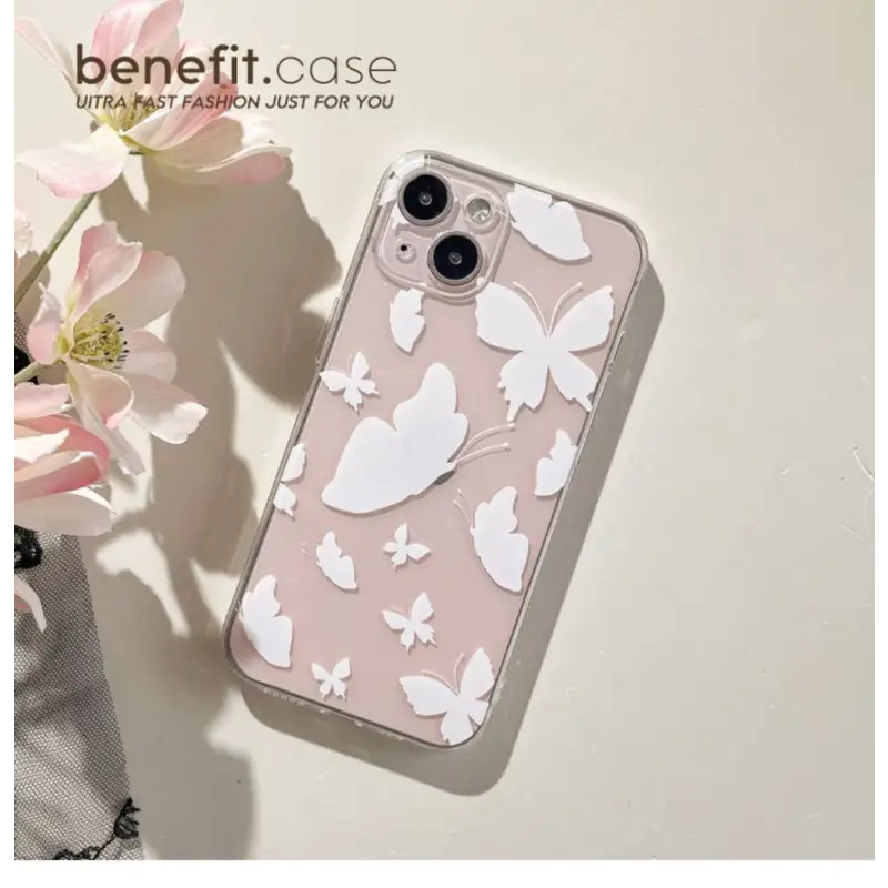 Butterfly Transparent Phone Case - Iphone 13 Pro Max / 13 