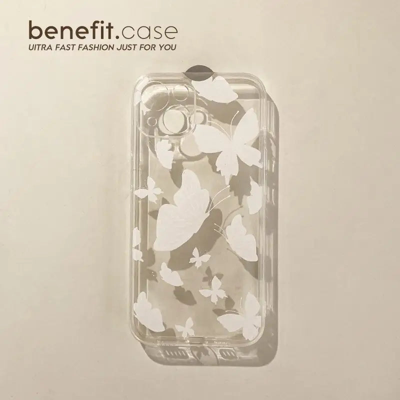 Butterfly Transparent Phone Case - Iphone 13 Pro Max / 13 