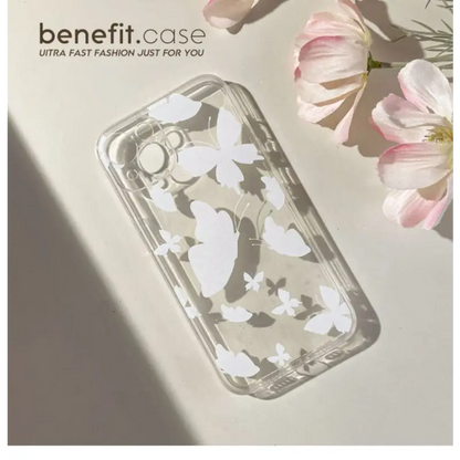 Butterfly Transparent Phone Case - Iphone 13 Pro Max / 13 