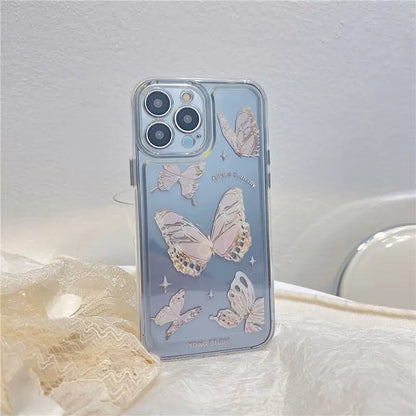 Butterfly Transparent Phone Case - iPhone 13 Pro Max / 13 