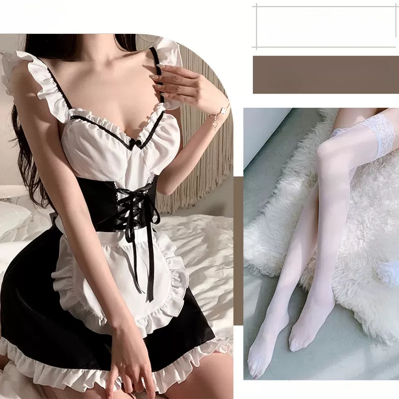 Kawaii Simple Lingerie Cute Lolita Dress ON834 KawaiiMoriStore