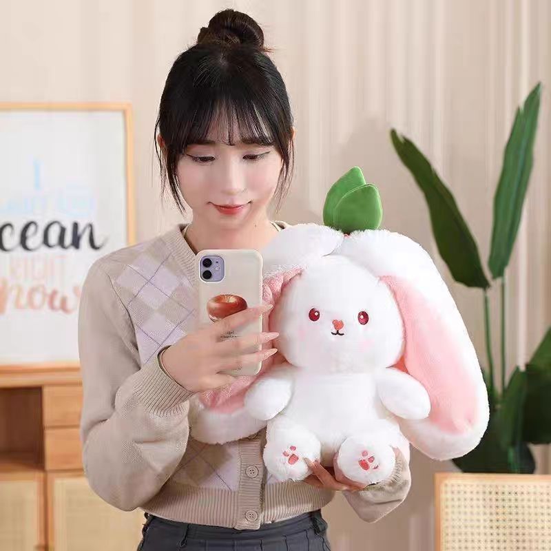 Cute Cartoon Stuffed Bunny Doll - Wonderland Case