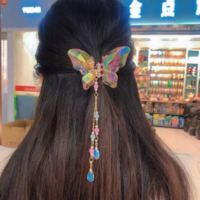Crystal Butterfly Hair Clip