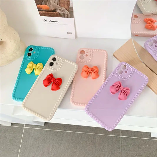 Candy Color Bownot Phone Case BP188