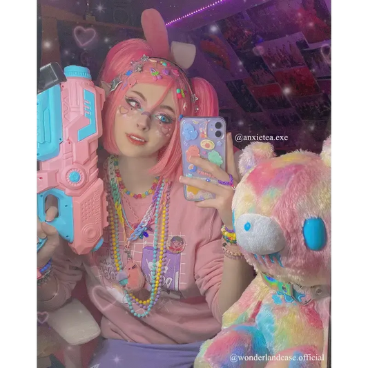 Candy Color Cartoon Printing iPhone Case W008 - iphone case