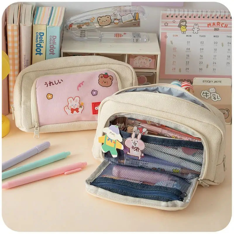 Canvas Pencil Case Cg197 - Stationery