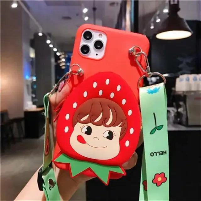 Cartoon 3D Wallet Phone Case For Samsung Galaxy - J7 Prime /