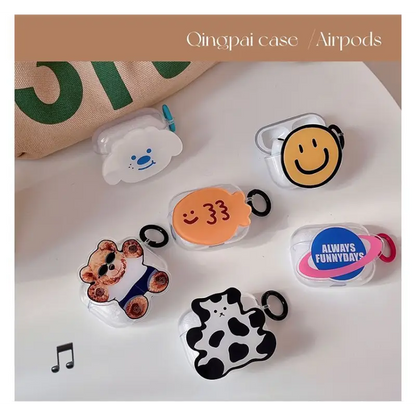 Cartoon AirPods / Pro Earphone Case Skin (various designs) 