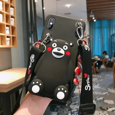 Cartoon Cat Wallet Oneplus Phone Case BC121 - For Oneplus 