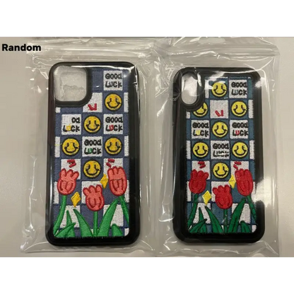 Cartoon Embroidered Phone Case - iPhone 12 Pro Max / 12 Pro 