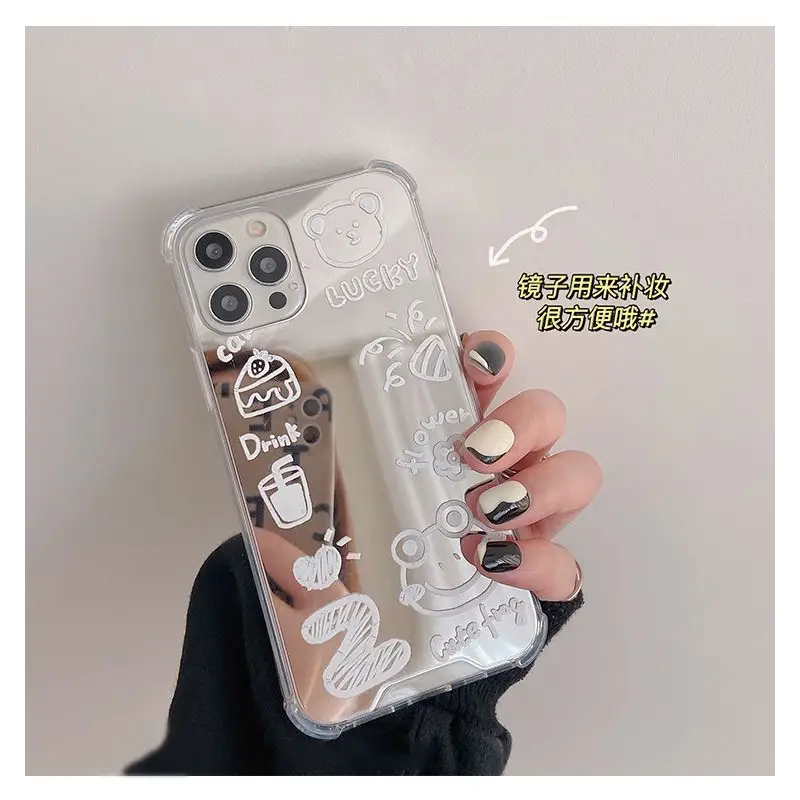 Cartoon Mirrored Phone Case - iPhone 12 Pro Max / 12 Pro / 