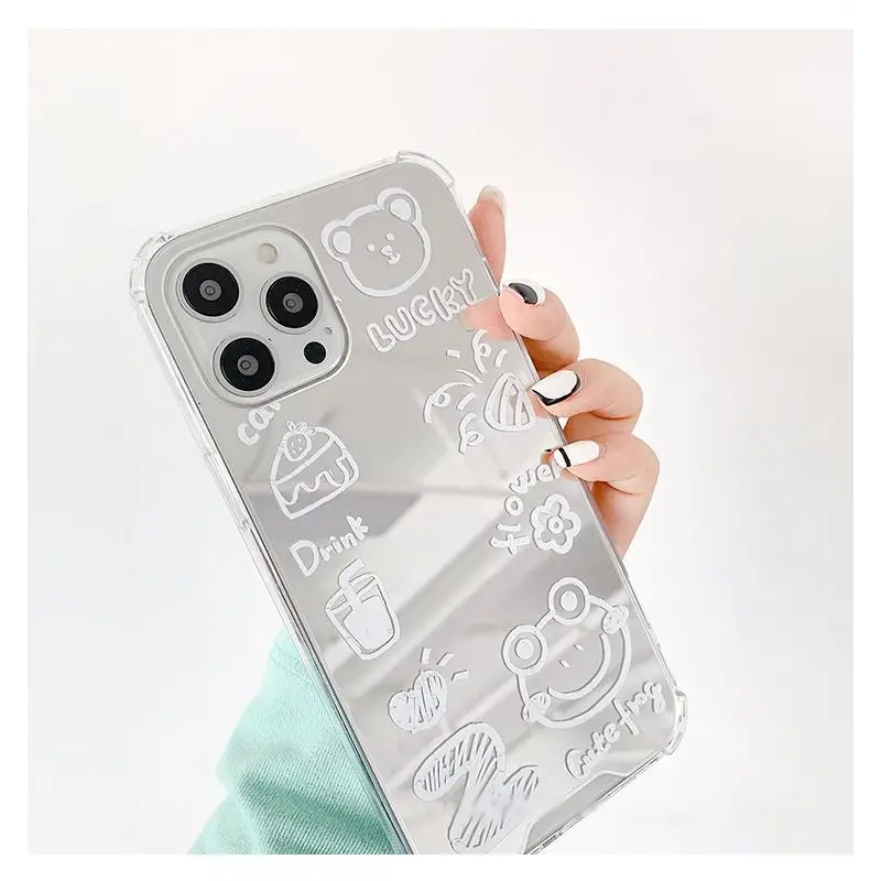 Cartoon Mirrored Phone Case - iPhone 12 Pro Max / 12 Pro / 