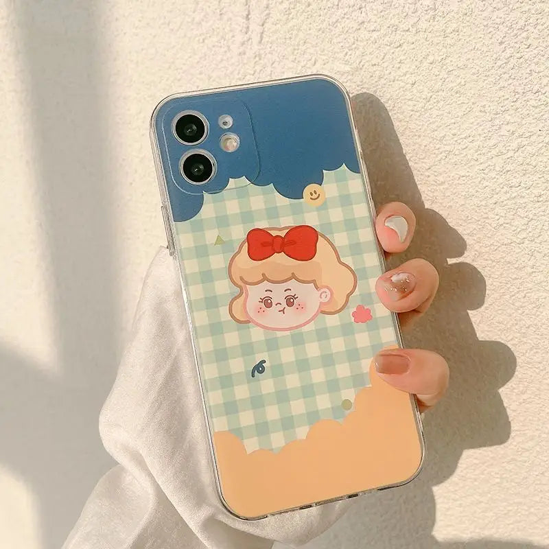 Cartoon Phone Case - iPhone 12 Pro Max / 12 Pro / 12 / 12 mini / 11 Pro Max / 11 Pro / 11 / SE / XS Max / XS / XR / X / SE 2 / 8 / 8 Plus / 7 / 7 Plus-11